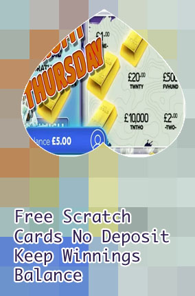 Free scratch cards no deposit