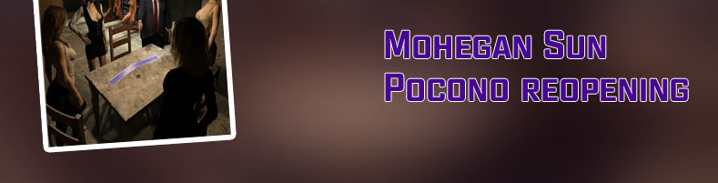 Mohegan sun poker reopening