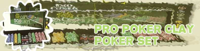 Propoker professional 500 chip poker set